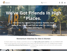 Tablet Screenshot of momentumwatch.com